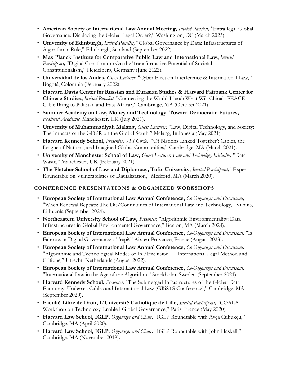 Curriculum Vitae — page 4